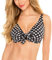 Vivisence 3203 Bikini Pezzo sopra Coppa Morbida, Nero-Pois,4D