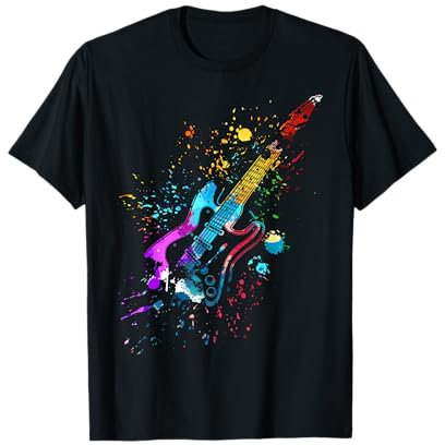 Gitarren TShirt, E-Gitarrist und Musik Band T-Shirt