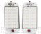 Thlevel 12V-85V Lumières Intérieure à 48 LED Lampe Eclairage Voiture Lumineuse avec Interrupteur pour Van Camping Bateau 2 Pièces