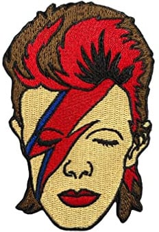 Rock Off David Bowie Aladdin Sane Official Woven Patch