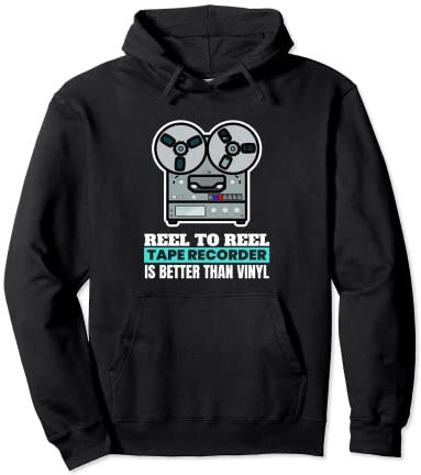 Reel To Reel Tape Recorder I Tonbandgerät Analog Hifi Audio Pullover Hoodie
