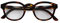 LONDON MOLE Brillen | Monalux Lesebrille | Quadratische Gläser | Coole Leser | Designer-Brille | Herren/Damen-Lesebrille | Unisex | Federscharniere | Mattbraunes Schildpatt | Vergrößerung +2,5