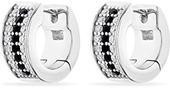 JETTE Damen-Creolen 925er Silber 32 Zirkonia One Size 88601564