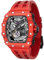 TSAR BOMBA Relojes Hombre Automático Reloj de Pulsera Tonneau Lujo Cristal Zafiro Movimiento Japonés Acero Inoxidable 316 Impermeables 50M Luminos Esqueleto Analogico Deportivo Regalo Hombre