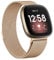 Oumida Armband für Fitbit Versa 3/4 & Sense/Sense 2 - Damen/Herren, Edelstahl Metall Ersatzarmband mit Starker Magnet, Klein Roségold