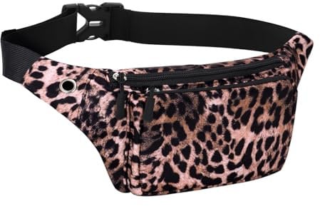 HAWEE Sport Bauchtasche Unisex Leichte Gürteltasche Hüfttasche Multicolor mit Verstellbarem Gürtel und Kopfhöreranschluss für Damen Herren Outdoor Reisen Wandern Joggen Radfahren Laufen