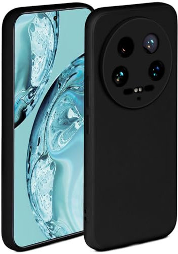 ONEFLOW Soft Case für Xiaomi 14 Ultra Hülle aus Silikon mit Kameraschutz, Silikonhülle mit erhöhtem Schutz fürs Display, Backcover Schutzhülle, weiche Handyhülle, Schwarz
