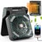iYeHo Camping Fan with LED Lantern,10400mAh Rechargeable Battery Operated Portable,Timer,Phone Charging and Eco-Friendly Fan,for Camping,Fishing, Power Outage,Hurricane,Travel (Green)
