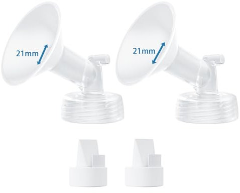 Breast Pump Parts Compatible with 21mm Flange Spectra Replacement Pump Parts, Spectra Pump Parts, Spectra Breast Pump, Spectra Bottles, Spectra s1 s2, Spectra Duckbill Valve Spectra Flange 21mm 2 Set