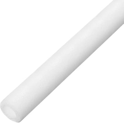 sourcing map Tube d'isolation en mousse pour tuyau en cuivre, 30 mm x 50 mm x 0,9 m, blanc