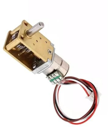 7-type 10MM Speed Reduction Stepper electronic starter DC 5V 2-Phase 4-Wire Full Metal Gearbox Worm Gear Stepper electronic starter Motor Drivers((D) Ratio 236)