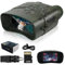Nachtsichtgerät, Digitales binokulares Nachtsichtgerät mit großem Display, 4K 4000mAh Infrarot Fernglas Nachtsichtgeräte, 5X Digitalzoom, 3,0'' HD-Display,für Jagd Camping Beobachtung w/64GB TF Karte
