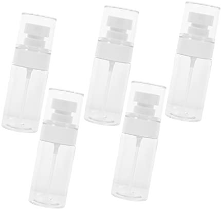 IWOWHERO 5stücke Sprühflaschen Mit Feinem Nebel Reisebehälter Transparente Kosmetikflaschen Kleine Flüssigkeitsbehälter Für Parfüm Und Make-up