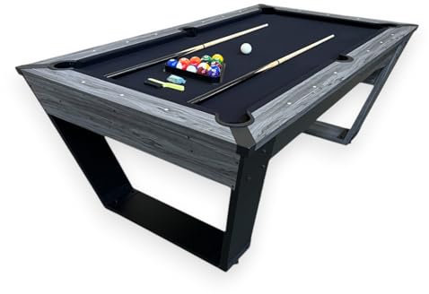 Neptune Table de billard 7 pieds design noir