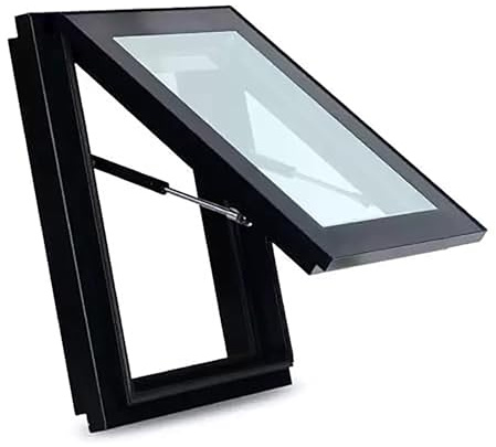 OVOGGPAN Finestre per lucernari da soffitta, finestre in Alluminio con osservazione sul Tetto, finestre di Uscita dalla casa a Filo con Vetro temperato(23.6x31.5in/60x80cm)