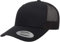 Yupoong Herren Single Trucker-Mütze, Schwarz, Einheitsgröße