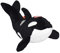 Wild Republic 23319 Orca Kuscheltier, Wild Calls Stofftier mit Originalsound, Plüschtier, 20 cm, Multi