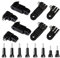 Adjustable Extension Arm Camera Fixed Joint Mount with Short & Long Screw Extension Arm Mount for GoPro Hero 10, 9, 8, 7, 6, 5 and Other Action Cameras 2 Set