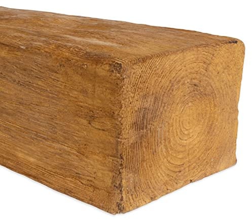 PROVISTON | PU-Balken | 190 x 130 x 2000 mm | Hochfestes Polyurethan | Eiche hell | Holzoptik | Dekobalken | Deckenbalken | Realistisches Holzimitat | 2 Meter