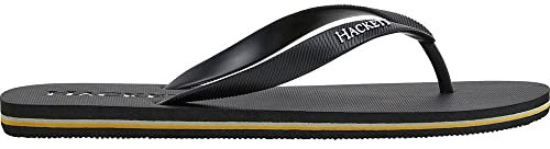 Hackett London Herren Capri Basic Flipflop, Schwarz, 40.5 EU