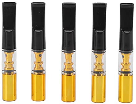 Lot de 5 Porte-filtres pour Cigarettes, Multi-filtrage Microporeux pour Réduire les Taches de Goudron et de Fumée, Plastique Portable Réutilisable de Qualité Alimentaire Adapté aux Cigarettes Régulièr