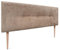 DHOME Kopfteil Natürliche Wolle Finish mit Knöpfen gepolstert Kopfteil Bett Schlafzimmer gepolstert Bettwäsche Winter Luxury (Braune Wolle, 160x105cm (150/160))