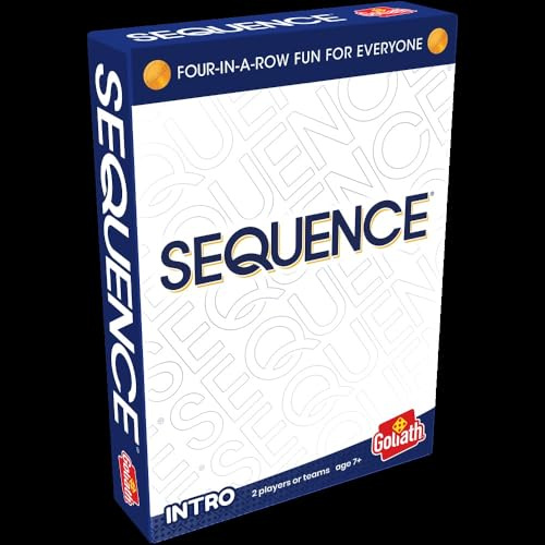 Goliath Sequence Intro Edition, Strategisches Brettspiel für 2 Spieler oder Teams ab 7 Jahren, pädagogische Kinderspiele