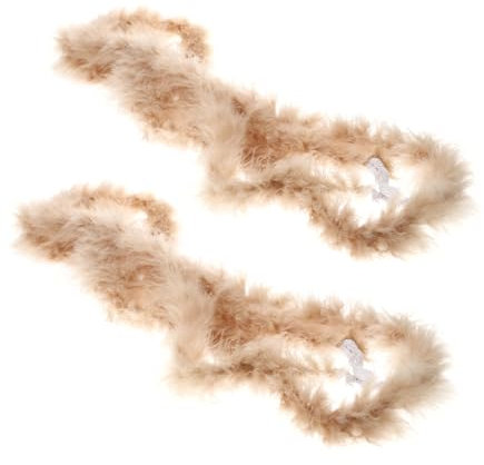 COLLBATH 2 Stück Truthahn Oberteile Zarte Federboa Für Kleidung Federboa Dekor Cosplay Federboa Federbesatz Für Party DIY Federboa Für Cosplay Federboa Ornament Federboa Für