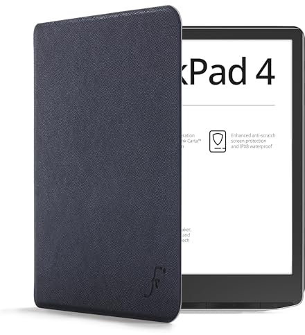 Forefront Cases Étui pour Pocketbook InkPad 4 et Pocketbook InkPad Color (Colour) 3 et 2 - Bleu Foncé - Mince, Léger et Protection Coque, Fonction Automatique Veille/Réveil Intelligente Étui (Housse)