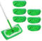 Reusable Dry and Wet Sweeping Cloths Mops, Reusable Mop Refill Pads for Swiffer SweeperWashable Microfiber Wipes Cleaning Mop Head (6 Pcs)