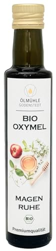 Bio Oxymel Magen Ruhe 250 ml | Bio Apfelessig-Kräuterauszug mit Honig | Traditionell hergestellt und naturbelassen, zur natürlichen Stärkung, Bio Kräuter und süßlicher Bio Apfelessig