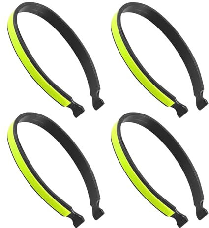 Lot de 4 pinces à pantalon de vélo, réfléchissantes, universelles, pour homme, femme, jogging, cyclisme, moto