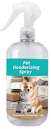 Animal Geruchsneutralisierer 500ml, Enzymreiniger für Katzenurin und Hundeurin, Starker Geruchsentferner Gegen alle Gerüche, Effektiver Tiergeruchsneutralisierer für Teppiche, Sofas und Matratzen