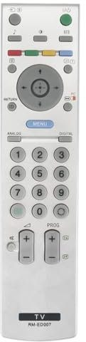 AULCMEET Mando a Distancia,RM-ED007 Nuevo Mando a Distancia Apto para Sony TV KDL-20S2030 KDL-20S2020 KDL-20S2000 KDL-40U2000 KDL-32U2000 KDL-26U2000 KDL-20S40xx KDL-20S4000