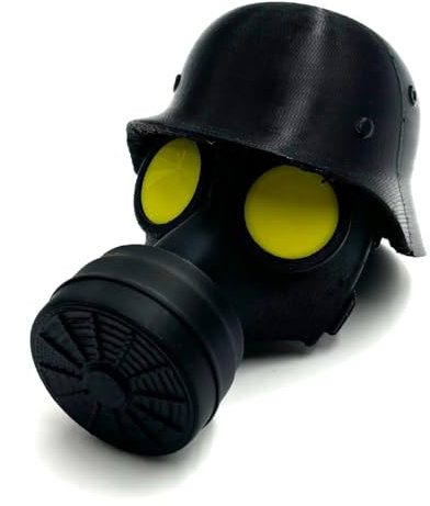 VPOUERY Anhängerkupplung Abdeckkappe, lustige Gasmaske, wasserdicht & staubdicht, Schutz für Anhänger Kugelkopf, Dekoration,(Rot)