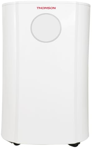 THOMSON - Déshumidificateur d'air connecté WiFi - AZRA 20L/jour, fonction purificateur d'air, filtre à charbon actif anti-odeurs, avec minuterie 24h