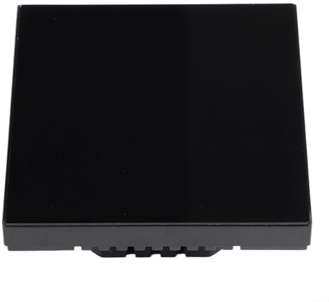 Pour un contrôle intelligent de la température pour le chauffage et l'eau chaude avec thermostat WiFi programmable et interface tactile pour une utilisation facile (Black-WiFire (3A))