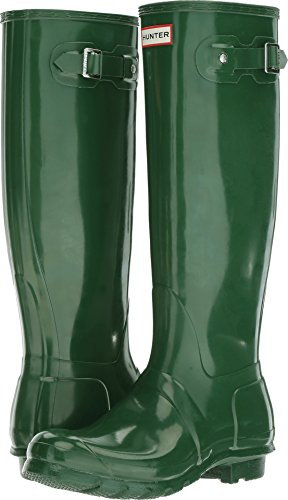 Hunter Damen High Wellington Boots Gummistiefel, Grün (Green HGR), 37 EU