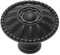 trust4care 9-Pack of Matte Black Kitchen Cabinet Knobs Pulls, Matte Round Farmhouse Dresser Handles Drawer Knobs for Modern Home Furniture Door, Victorian Floral Pattern