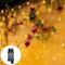 LARS360 LED Lichternetz 3x2m 250LEDs Außen und Innen Lichterkettenvorhang mit 8 Leuchtmodi Warmweiß Lichterkettennetz IP44 Wasserfest mit Stecker für Weihnachten Halloween Hochzeit Party