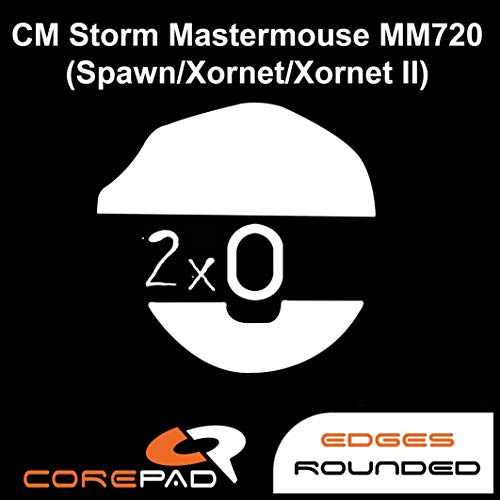 Corepad Skatez PRO 194 Ersatz Mausfüße für Cooler Master MasterMouse MM720 (Spawn Refresh/Xornet Refresh)