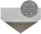 heimtexland Hochwertige Tischwäsche Grau Silber Nieten Applikation Tischdecke Mitteldecke 85x85 cm Typ712