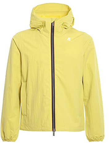 K-Way Veste Coupe-Vent Homme avec Capuche Jaune K5118IW-168 S