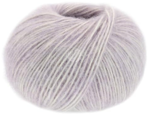LANA GROSSA Natural Alpaca Pelo | Flauschige Netzgarnstruktur aus Baumwolle gefüllt mit Baby Alpakafasern und Merino Schurwolle | 50g Wolle zum Stricken & Häkeln | 125m Garn FB12
