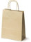 AllBags® Braun Papiertüten mit Henkel - 18 x 8 x 22,5 cm, Geschenktüten, Kraftpapiertüte, DIY Adventskalender kraftpapier tüten groß geschenktüten klein (100 Stk)