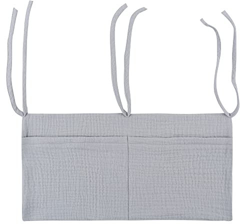 BakerMiche Babybett-Organizer, leicht zu tragender Krippen-Organizer am Bett hängende Spielzeug-Aufbewahrungstasche Baby-Hängekrippen-Organizer