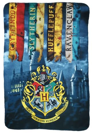 Theonoi Coperta in microfibra per bambini, in pile, morbida, idea regalo (Harry Potter)
