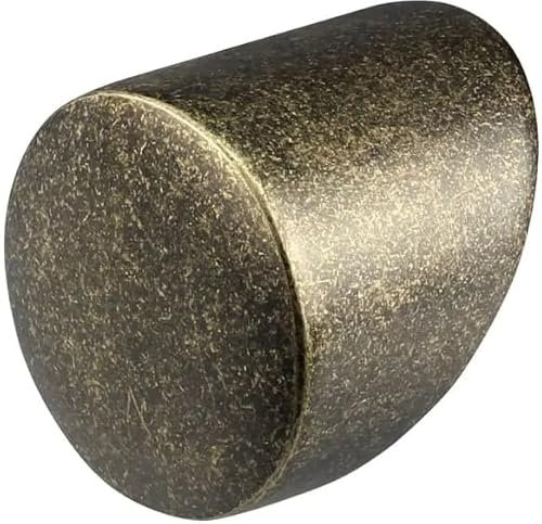 Jackson Woodturners Forge Antique Brass Handrail End Cap - 54mm Diameter - Pair