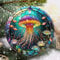 Gebeizte Keramikquallen Ornament – Quallen Weihnachtsschmuck – Weihnachtsbaumschmuck – Weihnachtsschmuck – Quallen Dekor für Büro, Zimmer, Zuhause – Urlaubsgeschenkideen