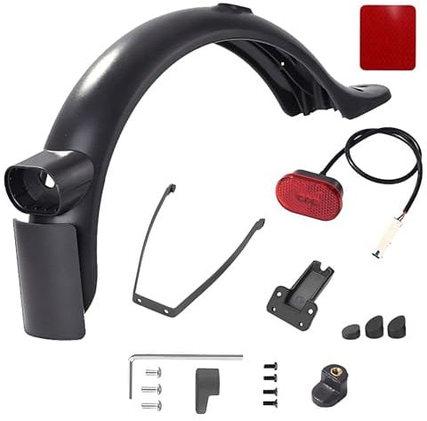 Elektroroller Hinterer Kotflügel,Electric Scooter Hinterers Fender Ersatz Sets Kompatibel,Scooter Heckfender Kit für Xiaomi Roller Mi M365/1S,PRO/PRO2 Essential Mudguard Zubehör